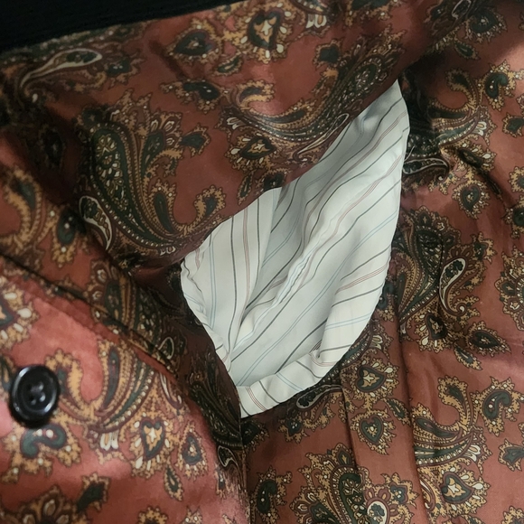 Lauren Ralph Lauren Sport Coat Mens 46L Black Corduroy Blazer Men's Black Blazer - Picture 6 of 11